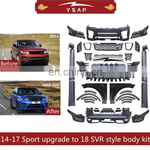 High Performance Facelift Body Kit Accessories Grille Headlig for 2014-2017 Range Rover Sport Upgrade to 2018 SVR Kit thumbnail-2