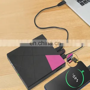 External CD Drive USB 3.0 Portable CD/DVD +/-RW Drive Slim DVD/CD ROM Rewriter Burner Compatible With Laptop Desktop PC TYPE C thumbnail-1
