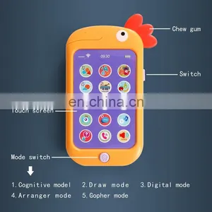 Educational Cell Phone Kids Control Smart Musical Toy Baby Mobile Phone Toy With Light and Music thumbnail-3