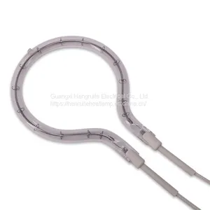 220v 500w New Type Halogen Short Wave Quartz Tube Infrared Heat Lamp thumbnail-1