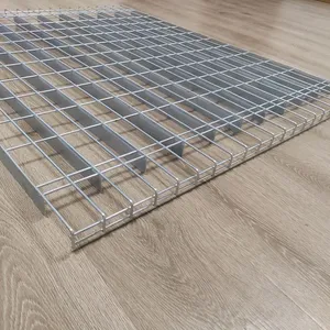 Warehouse Storage Wire Mesh Decking Heavy Duty Rack Panel Steel Grating Wire Decks thumbnail-1