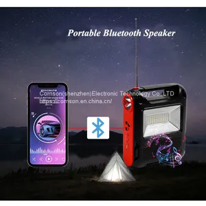 Portable Bluetooth Speaker With Torch Light and Bulbs for Outdoor Camping thumbnail-4