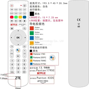 Manufacturer Silicone Button Silicone Button For TV Remote Control 47 Buttons NETFLIX thumbnail-1