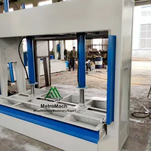 Woodworking Hydraulic Melamine Laminating Cold Press Machine for Fire-proofing Floor, Door, Furniture thumbnail-1