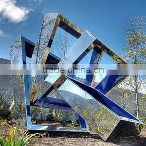 Stainless Steel Polished Statue for Garden Decoration thumbnail-2
