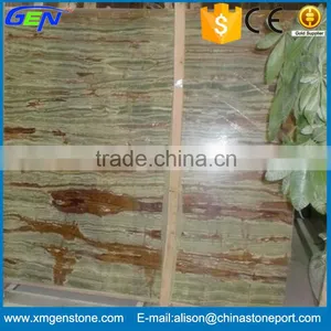Wholesale Best Quality Wood Grain Onyx Marble Tile thumbnail-1