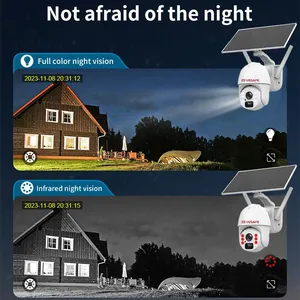 Solar PTZ HD Camera WIFI 4G Remote Monitor Outdoor Security CCTV Camera Surveillance thumbnail-3