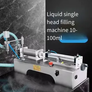 Small Semi-automatic Bedroom Liquid Quantitative Filling Machine, Spot Goods for Mouthwash, Lotion, and Makeup Remover Filling Machine thumbnail-1