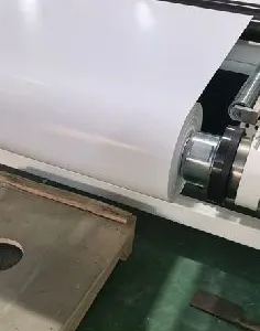 Cast Mirrow Coated Paper Jumbo Roll Hot Melt Adhesive Glassine Liner For Barcode Food Commodity Label Raw Material thumbnail-2