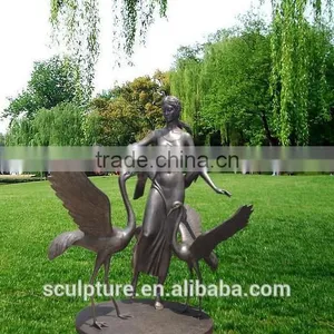 2016 New Large Outdoor Bronze Lady Sculpture Modern Figure Vivid Sculpture thumbnail-3