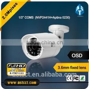 AHD 1080P Bullet Camera Security&Protection Waterproof IP66 2.0 MP IR Bullet Price CCTV Camera thumbnail-1