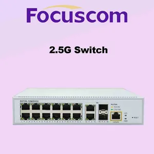 2.5G Enterprise Switch, L3 Managed 10G/25G Networking Switch With 10G RJ45 and 2x10G SFP+ Ports Switch Focuscom S5720-12M2H2X thumbnail-1