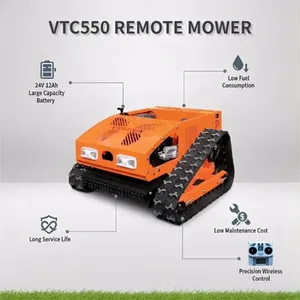 Vigorun VTC550 Robot Lawn Mower, High-Speed (4 Km/h) Grass Cutting Machine Machine Mower for Household Lawn Care thumbnail-1