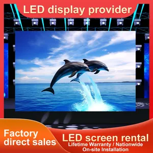 High-definition LED Stage Rental Screen Outdoor Wedding Atmosphere Performance P3.91 LED Full-color Mobile Electronic Display Screen thumbnail-2