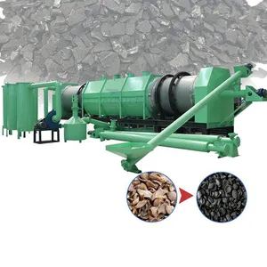 Kontinuierliche Verkohlungseinrichtung für Palmenschalen, Kokosnusschalen und Biomassekohleverkohlungsmachine EPC thumbnail-1