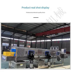 Fully Automatic Continuous Cleaning Machine for Turnover Baskets, Soybean Product Baskets, and Turnover Pallets thumbnail-2