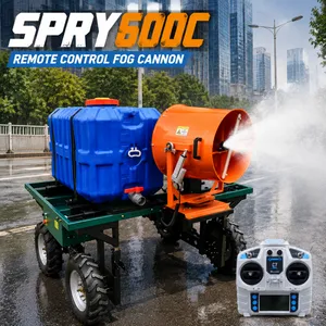 SPRY600C Remote Fog Cannon Sprayer 600L Heavy Duty Agricultural Spraying Machine With Adjustable Chassis and Track Width thumbnail-1