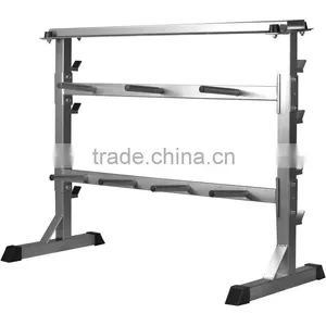 Professional Rack Silver Storage Unit for Weight Plates & Bars thumbnail-2