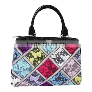 Fashionable Elegant Fancy Colorful Lace Handbag for Ladies Women thumbnail-2