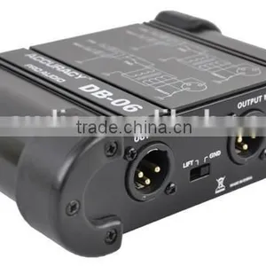 1/4" Instrument to 1/4" XLR Dual Channel DI Box DB-06 thumbnail-3