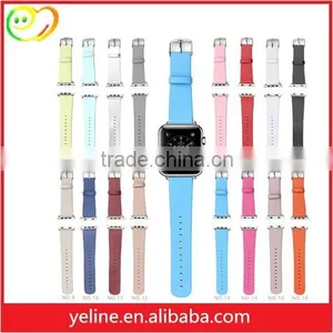 Customized Logo Leather Watch Strap for Apple Watch thumbnail-1
