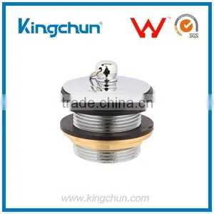 Watermark Western Style Chrome Plated Waste Basin Metal Plug Drain Sink Accessories(K245-M) thumbnail-1