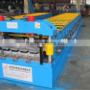 Hot Selling Corrugated Metal Roofing Sheet /Arc Panel Roll Forming Machine thumbnail-1