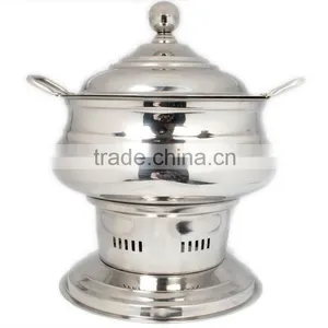 Steel Cheffing Dish, Wedding & Party Utensils, Food Serving Dish, Hot Keeping Dish, Catering Item, Hotel & Restaurant Utensils thumbnail-1