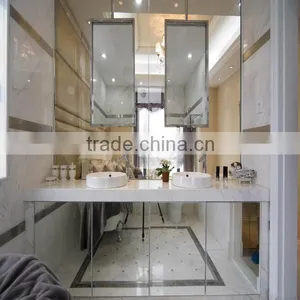 3-6mm Bathroom Wall Mirror Silver Coated /Decorative Silver Wall Mirror /Safety Mirrror With CE & ISO9001 thumbnail-1