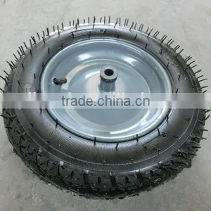 High Rubber Rubber Wheel 3.00-8 Metal Rim With Nylon Bush thumbnail-5
