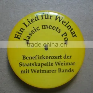 Customiezd Round Shaped Printing Epoxy Lapel Pins With One Led Flashing Light thumbnail-1