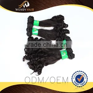 Wholesale High Quality FUMI HAIR Hair Brazilian Deep Curly Ombre Hair Weave thumbnail-1