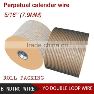 5/16 Inch Binding Wire yo Wire Loop Twin Loop Wire Binder YO Double Loop thumbnail-1