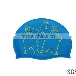 Kids Adults Size Factory Price Humanized Design Original Custom Waterproof Swimming Cap Swim Caps thumbnail-5