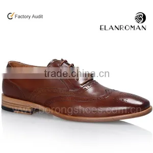 Top Quality Man Formal Shoe Brogues Shoes With Soft Leather Sole thumbnail-1