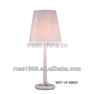 Aluminum Desk Lamps With White Lampshade thumbnail-1
