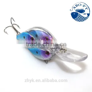 Rock Group Fish Popper With Colorful Fish Crank Fishing Bait thumbnail-5