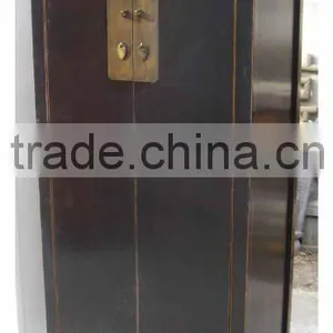 Chinese Antique Black Wardrobe / WeddingCabinet thumbnail-1