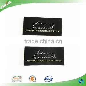 Customized Satin Woven Label for Clothing, Wholesale Garment Woven Label Tags thumbnail-1