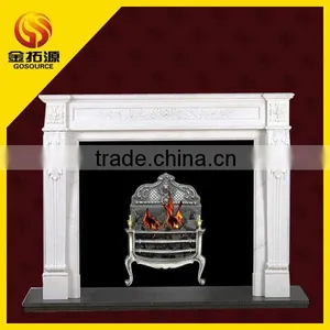 Modern Carved Marble Decorative Fireplace Mantel thumbnail-1