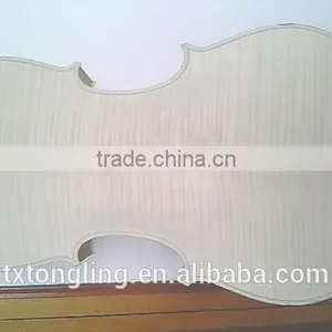 Quality Solid Wood Flamed Cello Unfinished White Cello 4/4 Made in China TL012 thumbnail-3