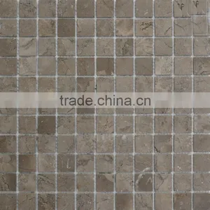 Hight Quality Honed Timber White Marble Square Mosaic Tiles thumbnail-3