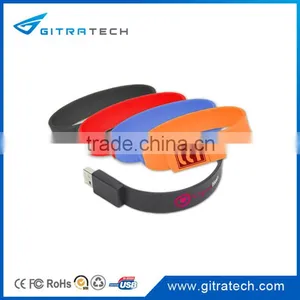 Free Sample Promotion 1 Dollar USB Flash Drive Bracelet USB Wristband USB Flash Memory Stick Quality Choice thumbnail-2