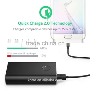 Anker PowerCore+ Fast Charging Portable Charger With Aluminum Shell and Qualcomm Certified Quick Charge 2.0 Technology thumbnail-2