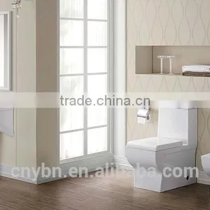 China Sanitary Ware Ceramic One Piece Toilet With s Trap thumbnail-2