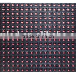 High Performance Semi-outdoor P10 Single Red Color 32 * 16 LED Display Module thumbnail-1