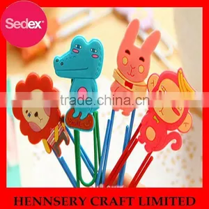 High Quanlity Soft Rubber Fancy Paper Clip thumbnail-1