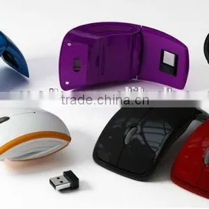 .com Supplier Best Selling Mini Mouse 2.4 G Folding Wireless Mouse Stock thumbnail-6
