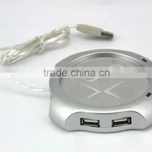 Computer 4 Port Usb Hub Cup Heater Mug Warmer thumbnail-3