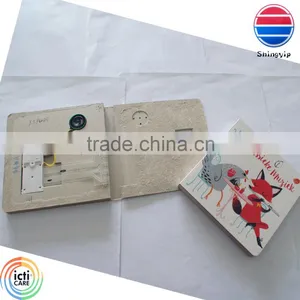 2016 Customized Hardcover Sound Chip Audio Board Book for Kids thumbnail-4